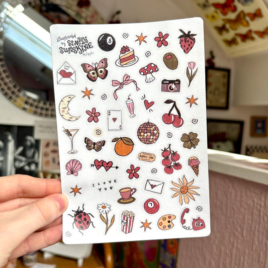 ‘doodles’ sticker sheet