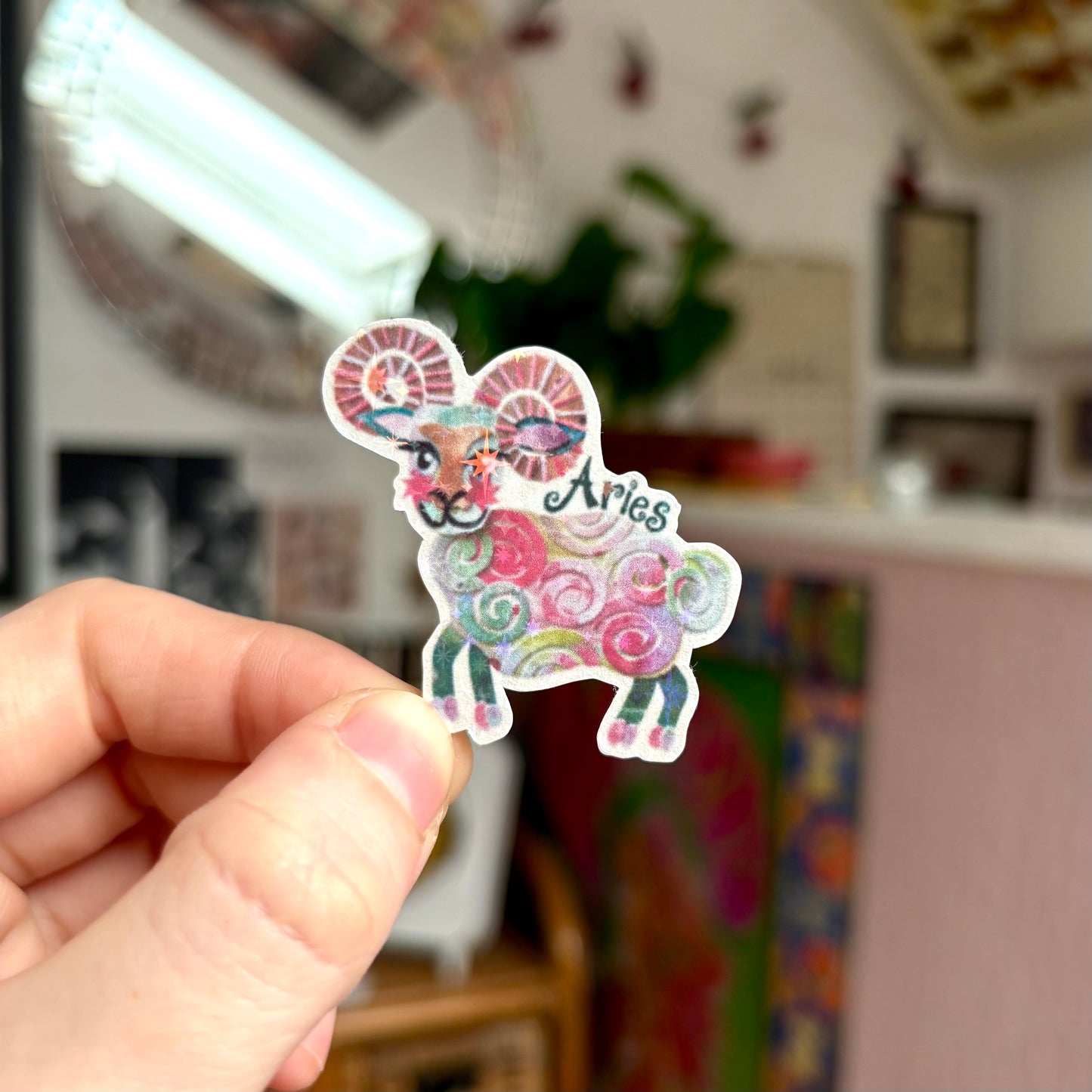 ‘aries’ zodiac sticker