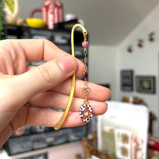 ‘arabella’ charm bookmark (gold)