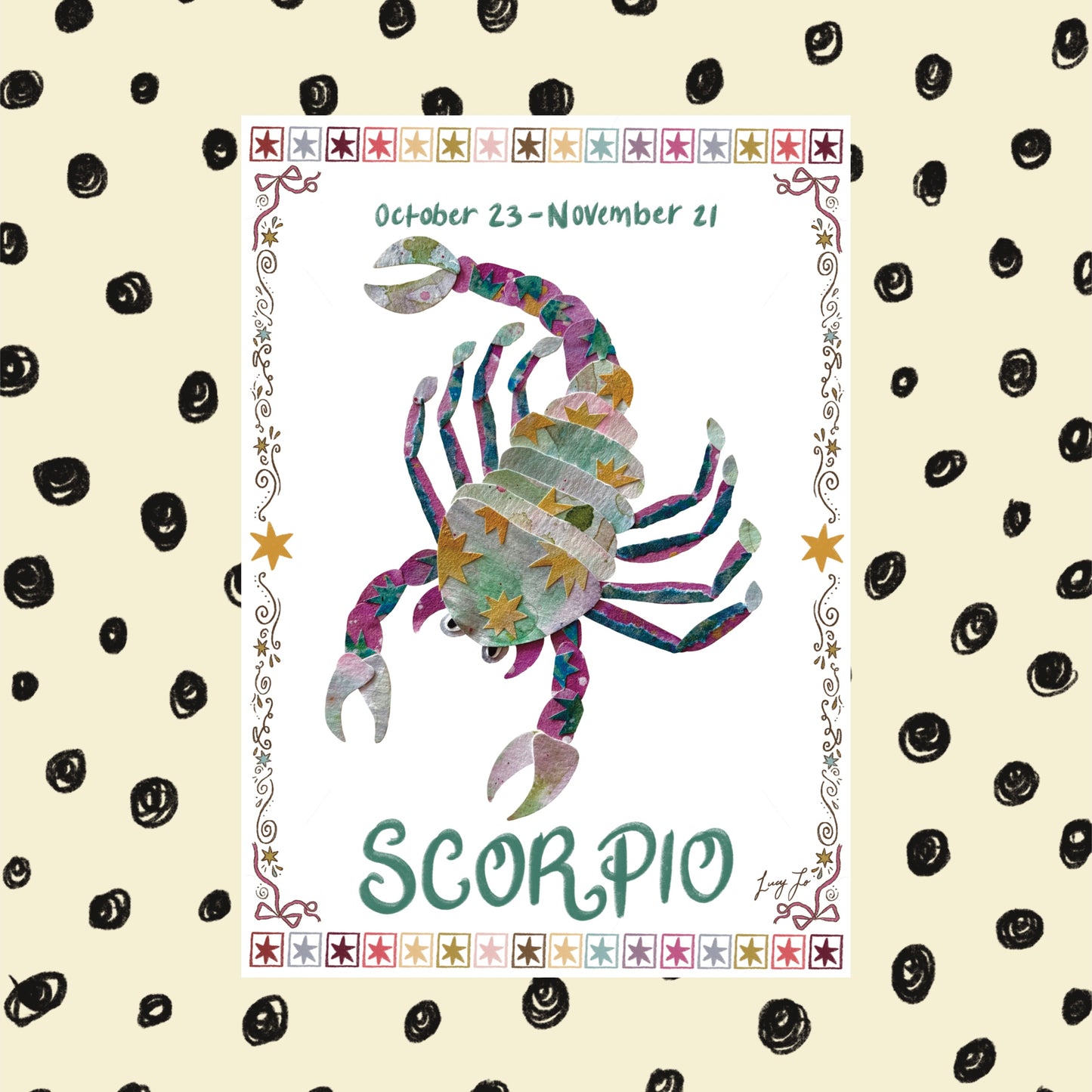 ‘scorpio zodiac’ print