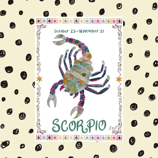 ‘scorpio zodiac’ print