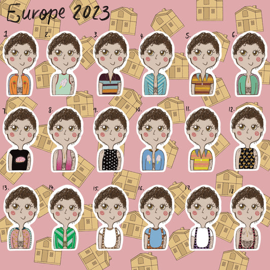 ‘love on tour ‘23’ EUROPE stickers