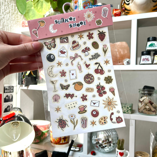 ‘doodles’ sticker sheet