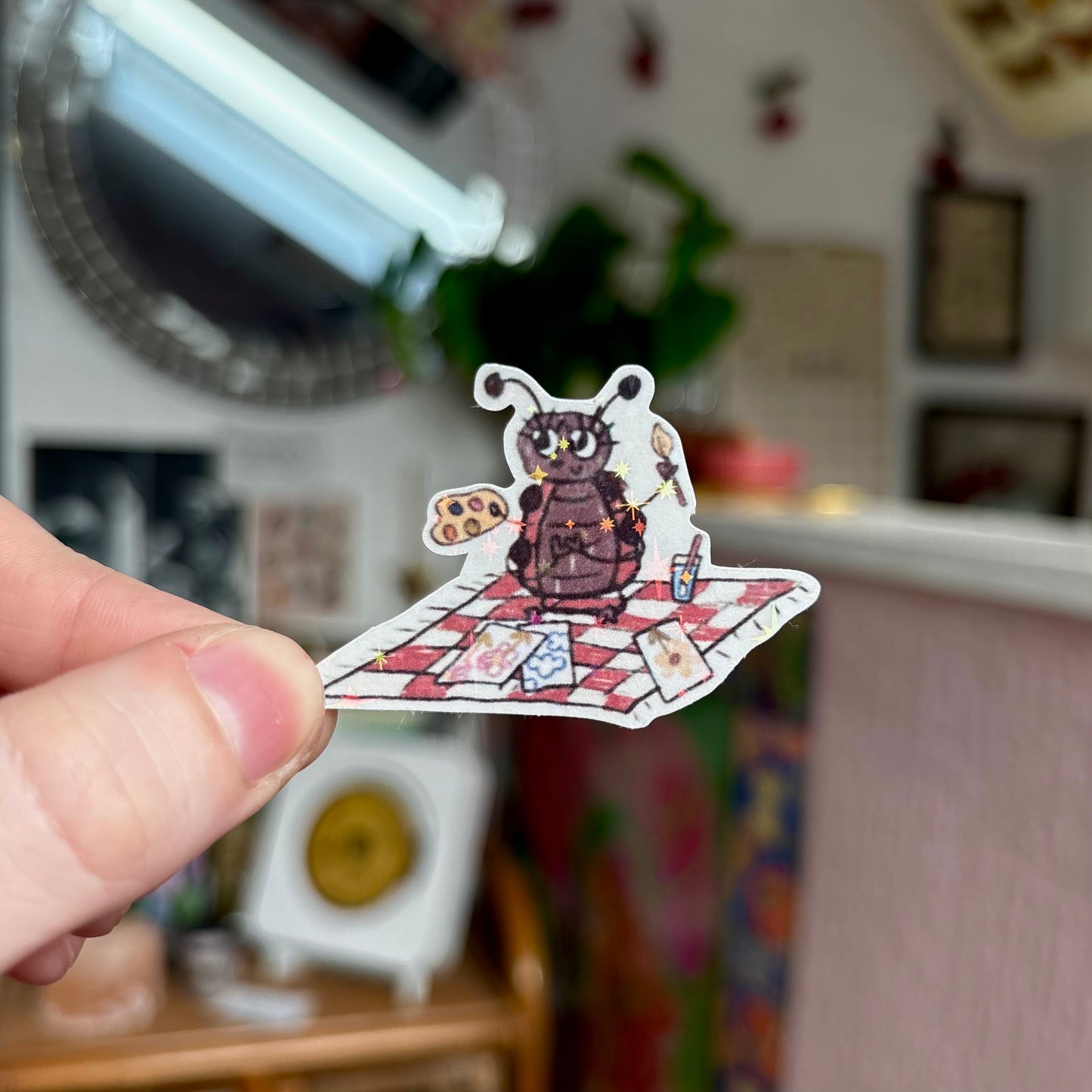 ‘garden painting’ sticker