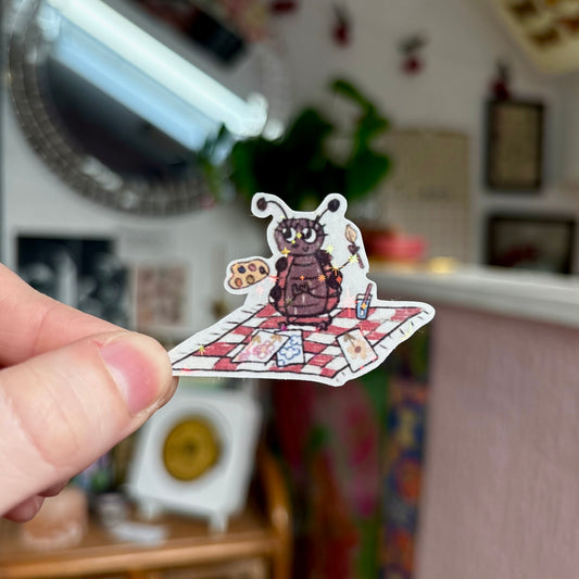 ‘garden painting’ sticker
