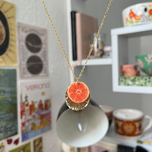 ‘tangerine’ necklace