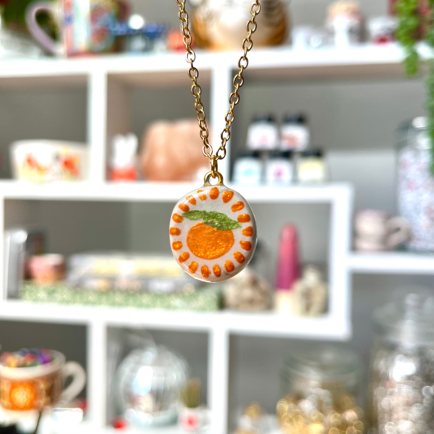 ‘orange sorbet’ necklace