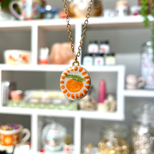 ‘orange sorbet’ necklace