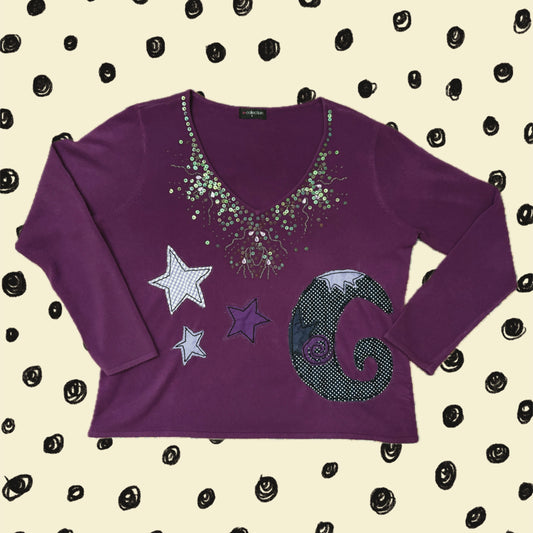 ‘celestial’ upcycled top