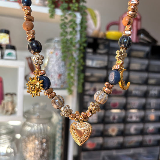 ‘gold dust woman’ necklace