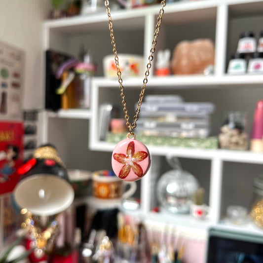 ‘clara’ clay necklace (gold)