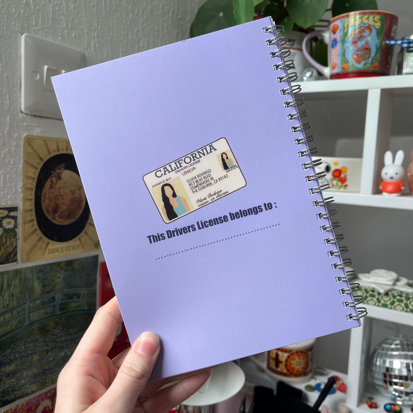 olivia rodrigo notebook