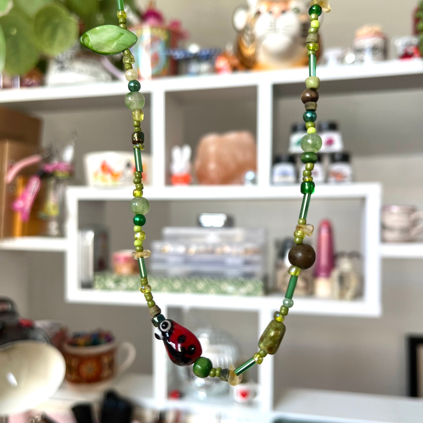 ‘love bug’ necklace