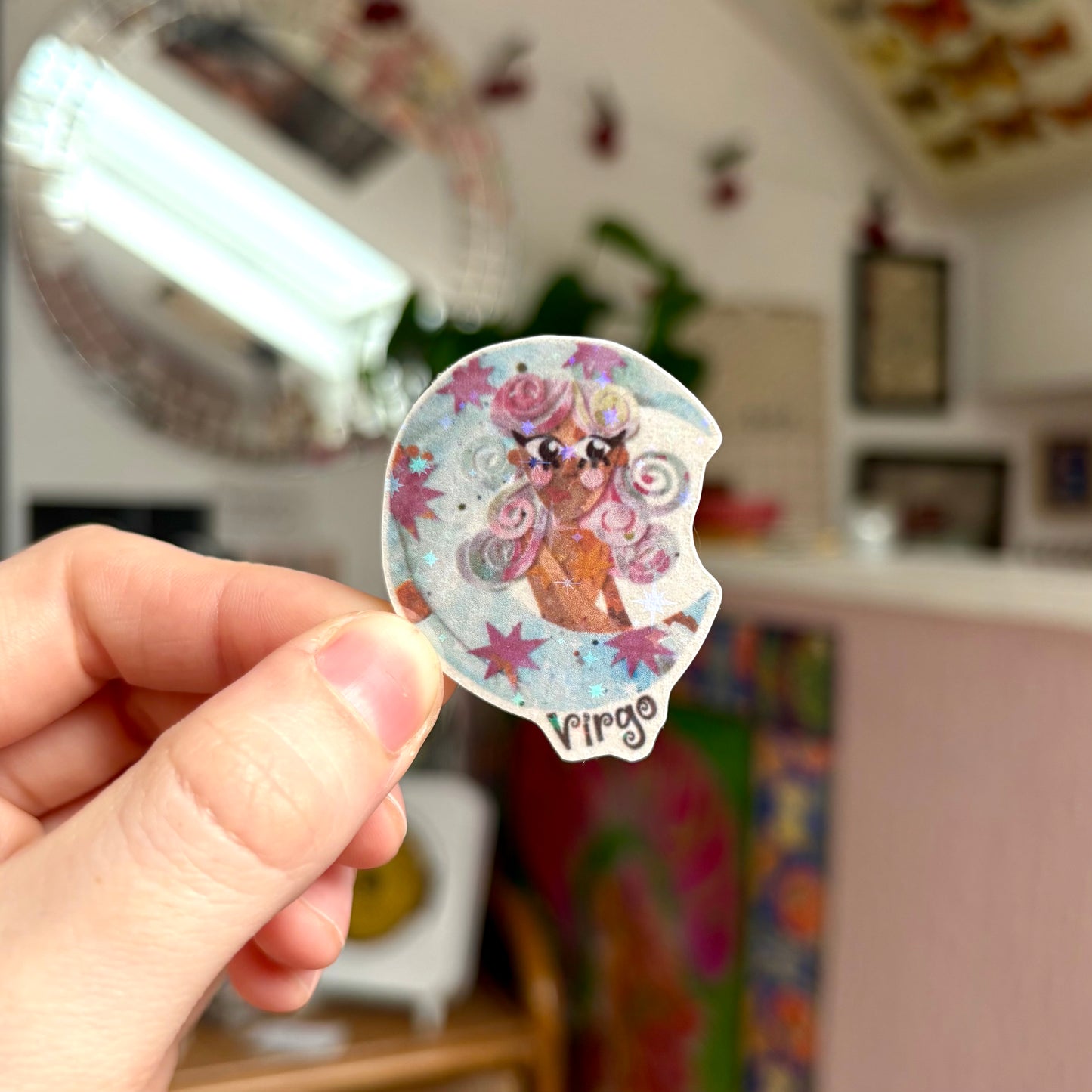 ‘virgo’ zodiac sticker
