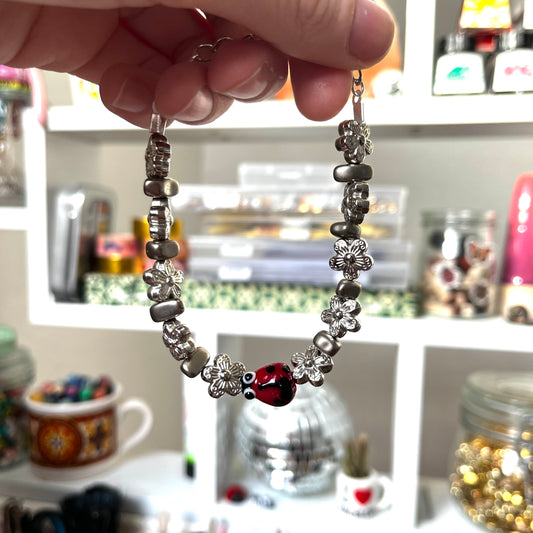 ‘flower bugs’ bracelet (silver)
