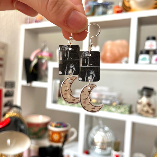 ‘sisters of the moon’ earrings
