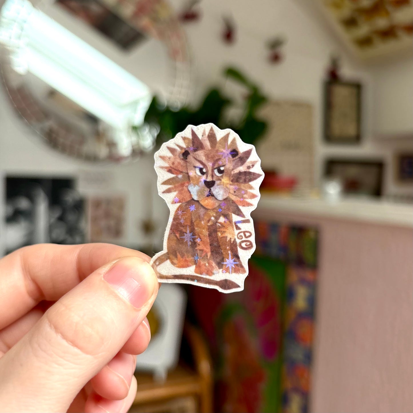 ‘leo’ zodiac sticker