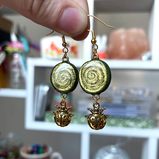 ‘spiral’ earrings (gold)