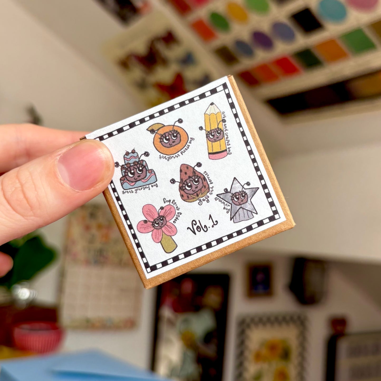 Mystery clay figurine box