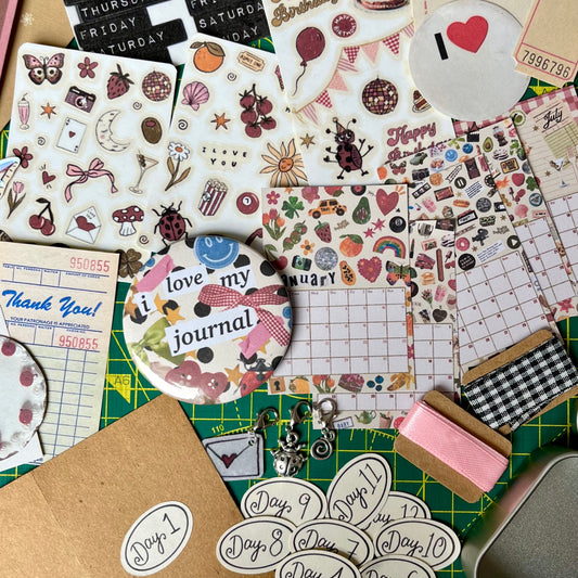 (PRE ORDER) journalling ADVENT calendar in a tin!