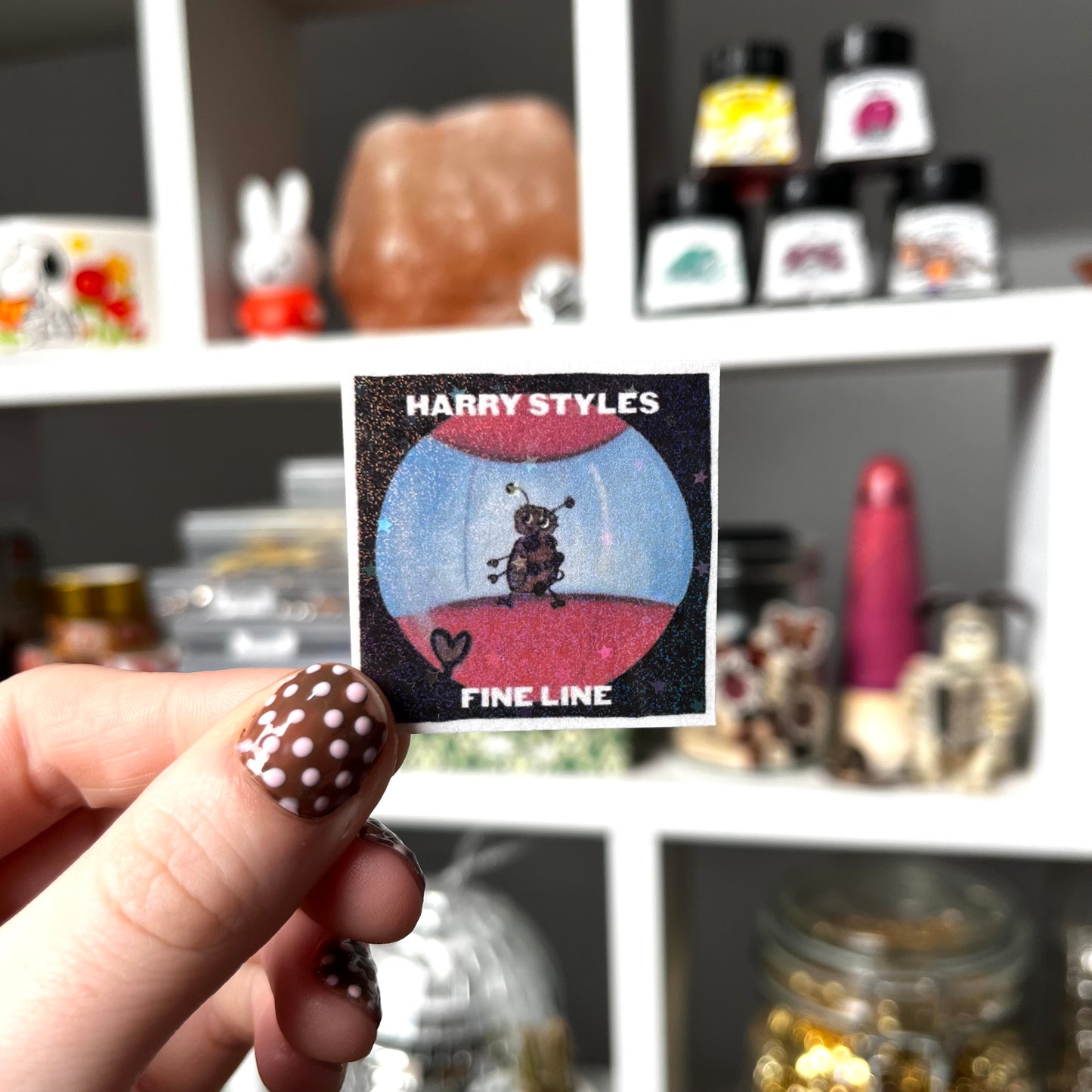 ‘fine line’ sticker