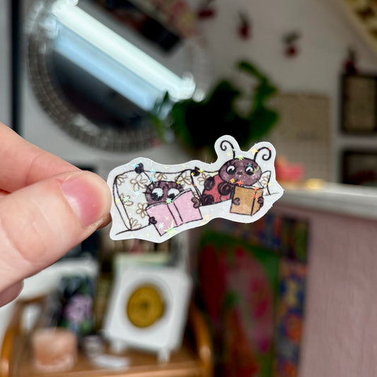 ‘bedtime reading’ sticker