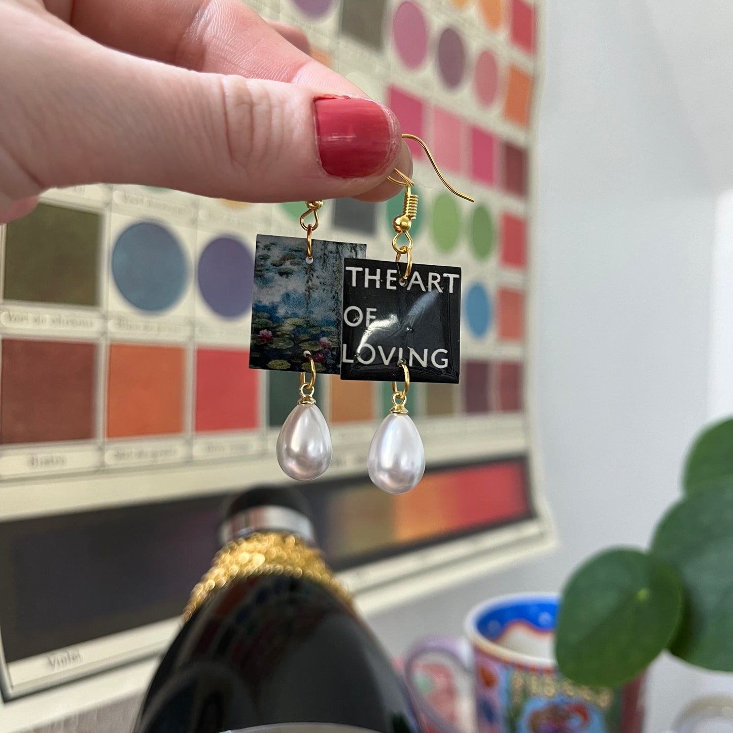 ‘art of loving’ earrings