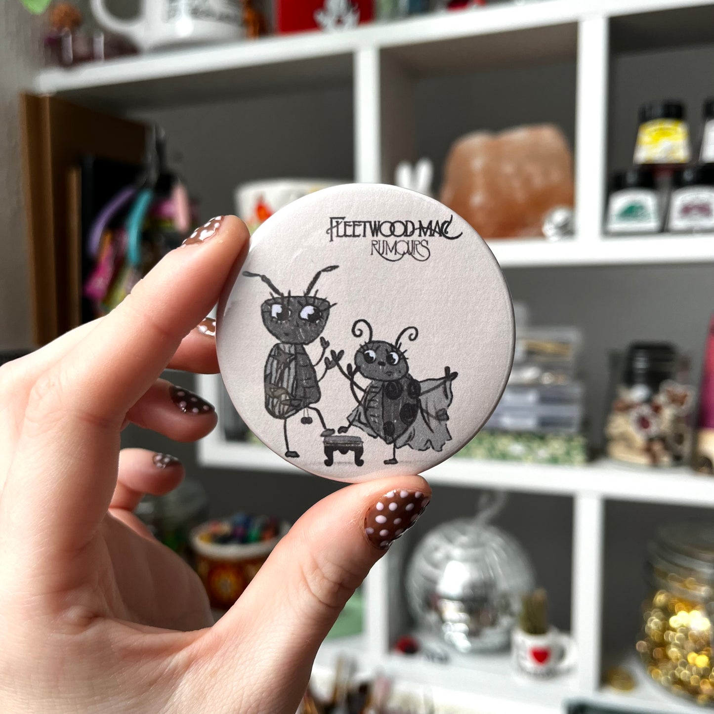 ‘rumours’ badge