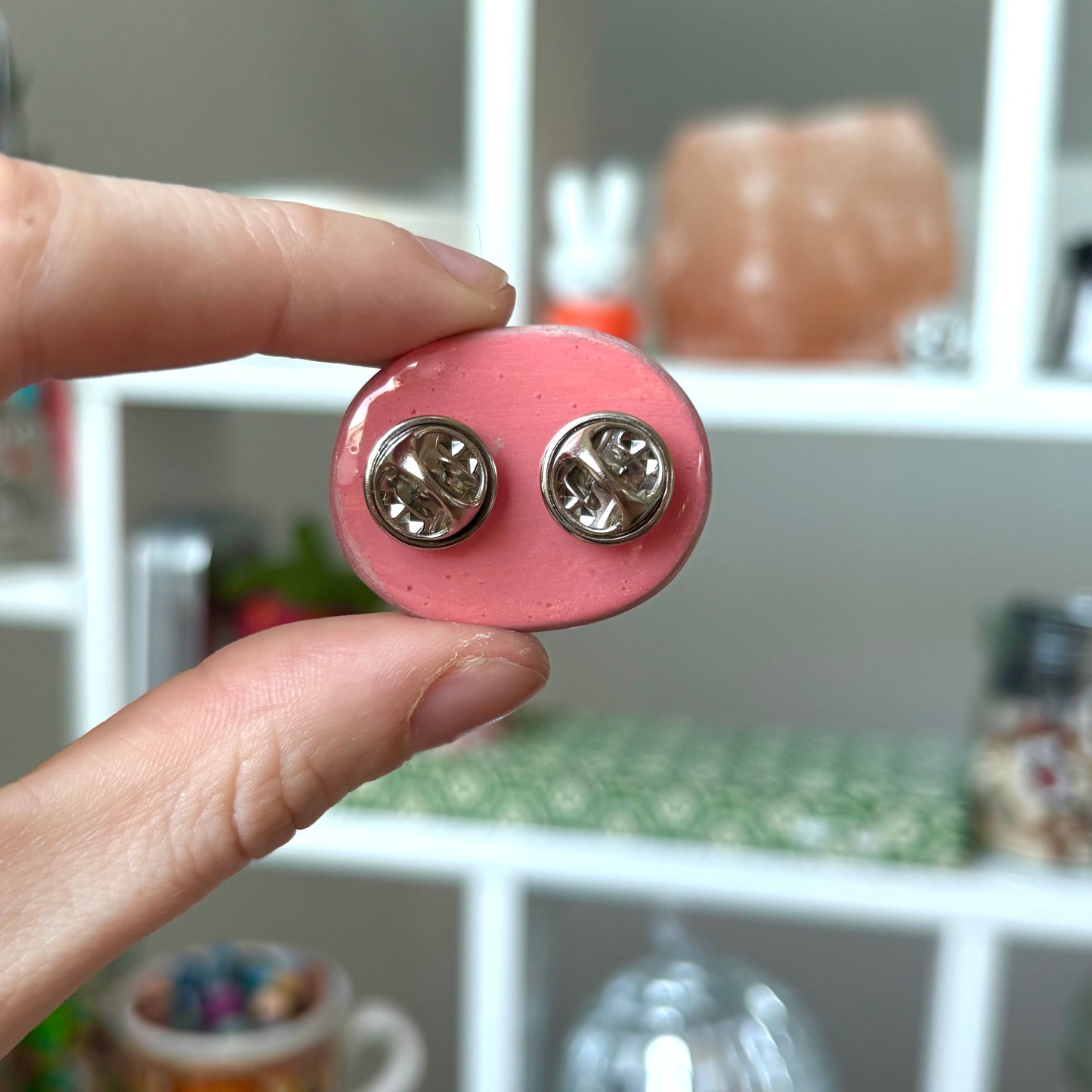 ‘the lucky one’ clay pin