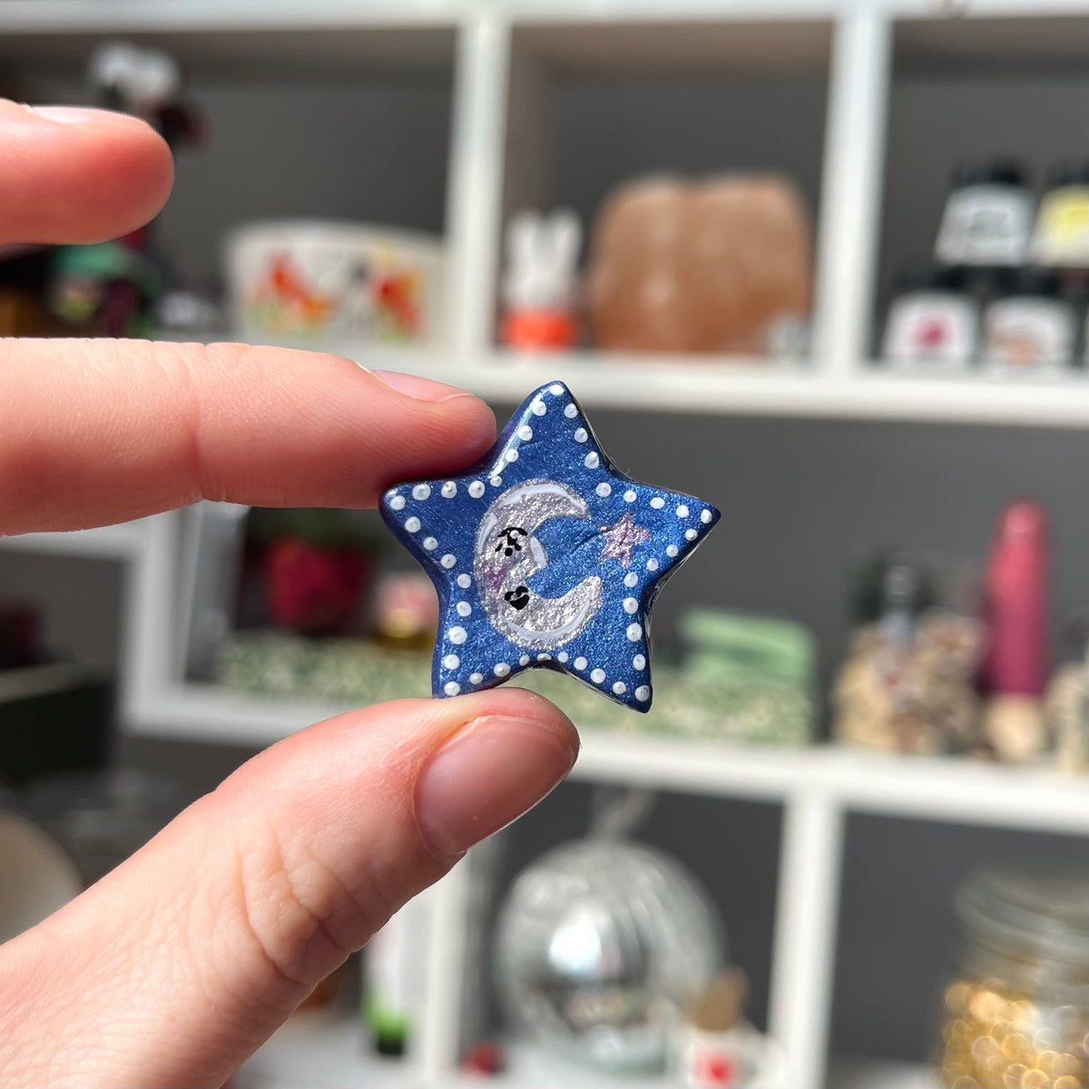 ‘whimsy’ clay pin (no.1)