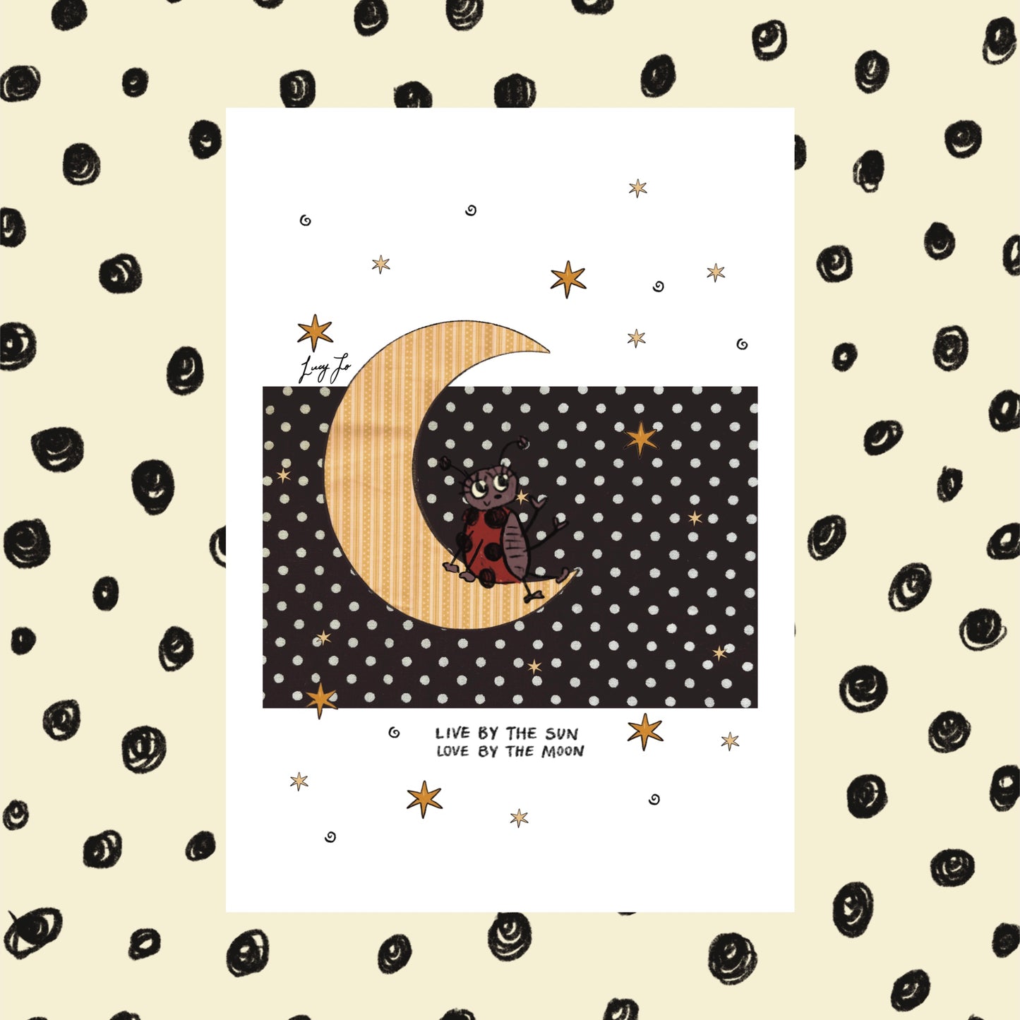 ‘love by the moon’ print