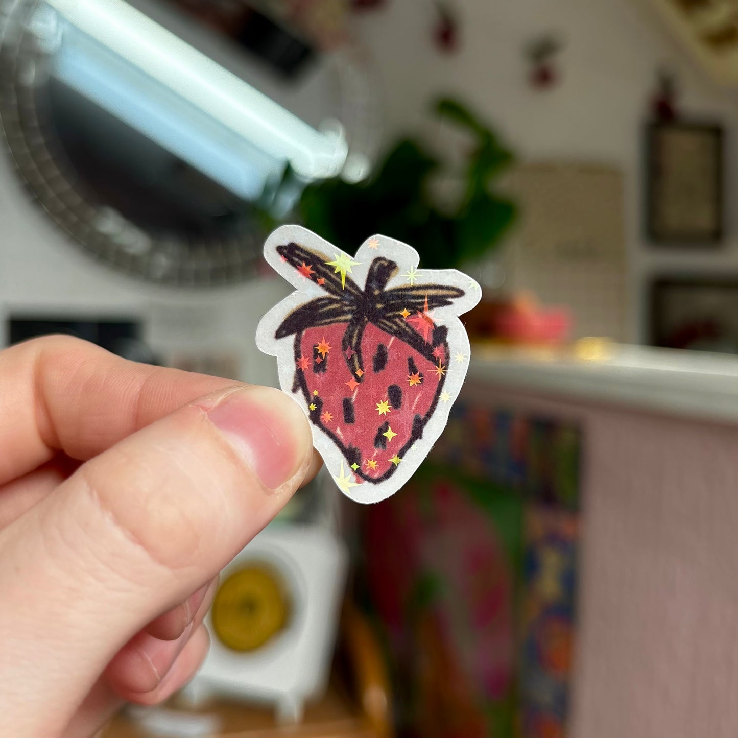 ‘strawberry’ sticker