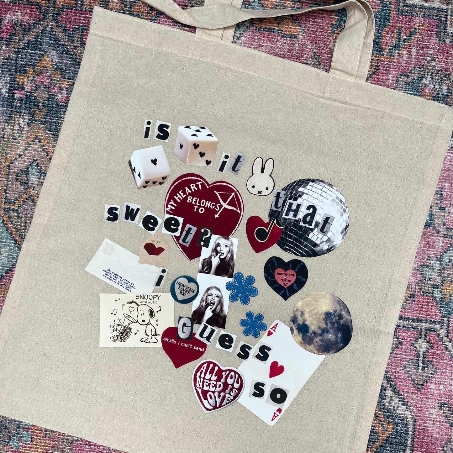 ‘is it that sweet?’ tote