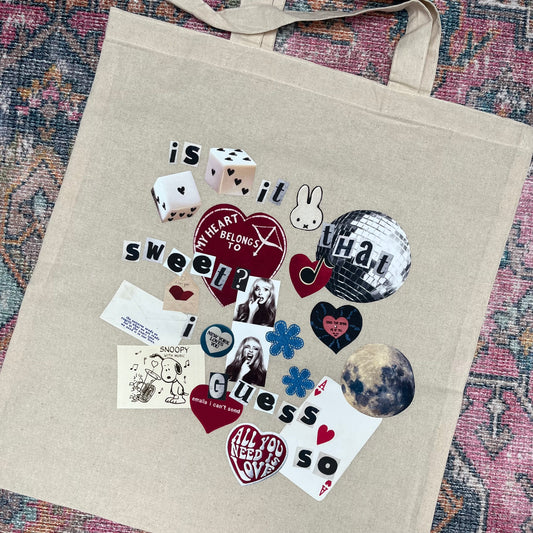 ‘is it that sweet?’ tote