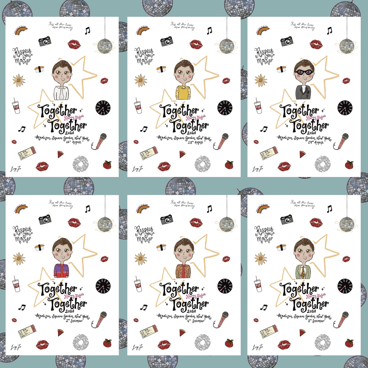 ‘together together ‘26’ NEW YORK prints