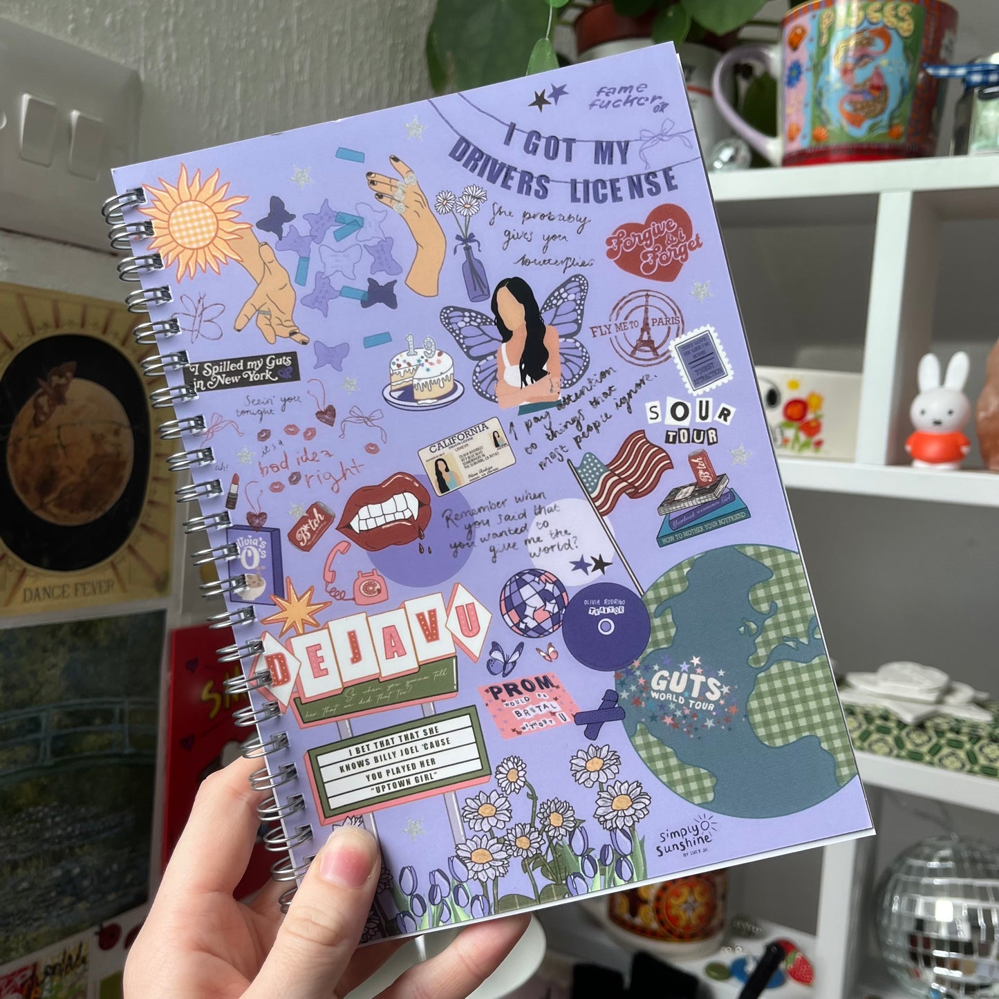 olivia rodrigo notebook