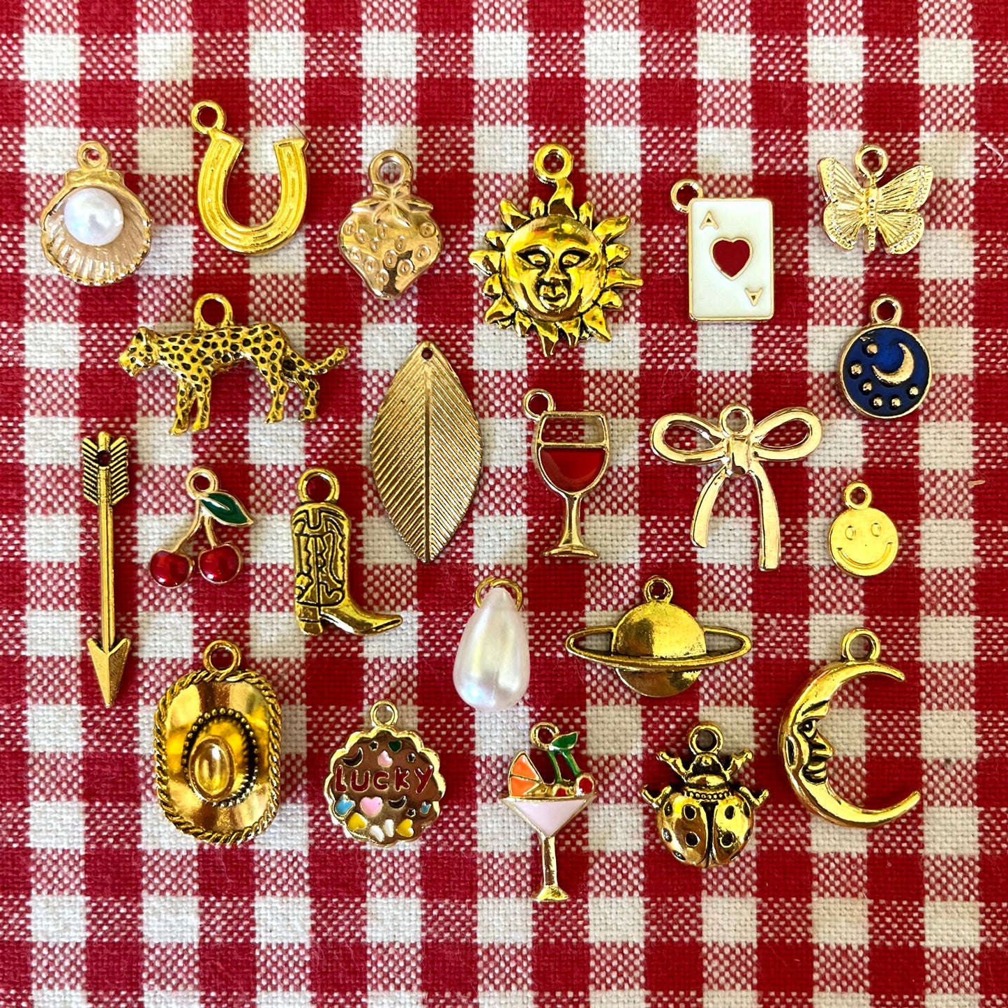 GOLD CHARMS for custom jewellery