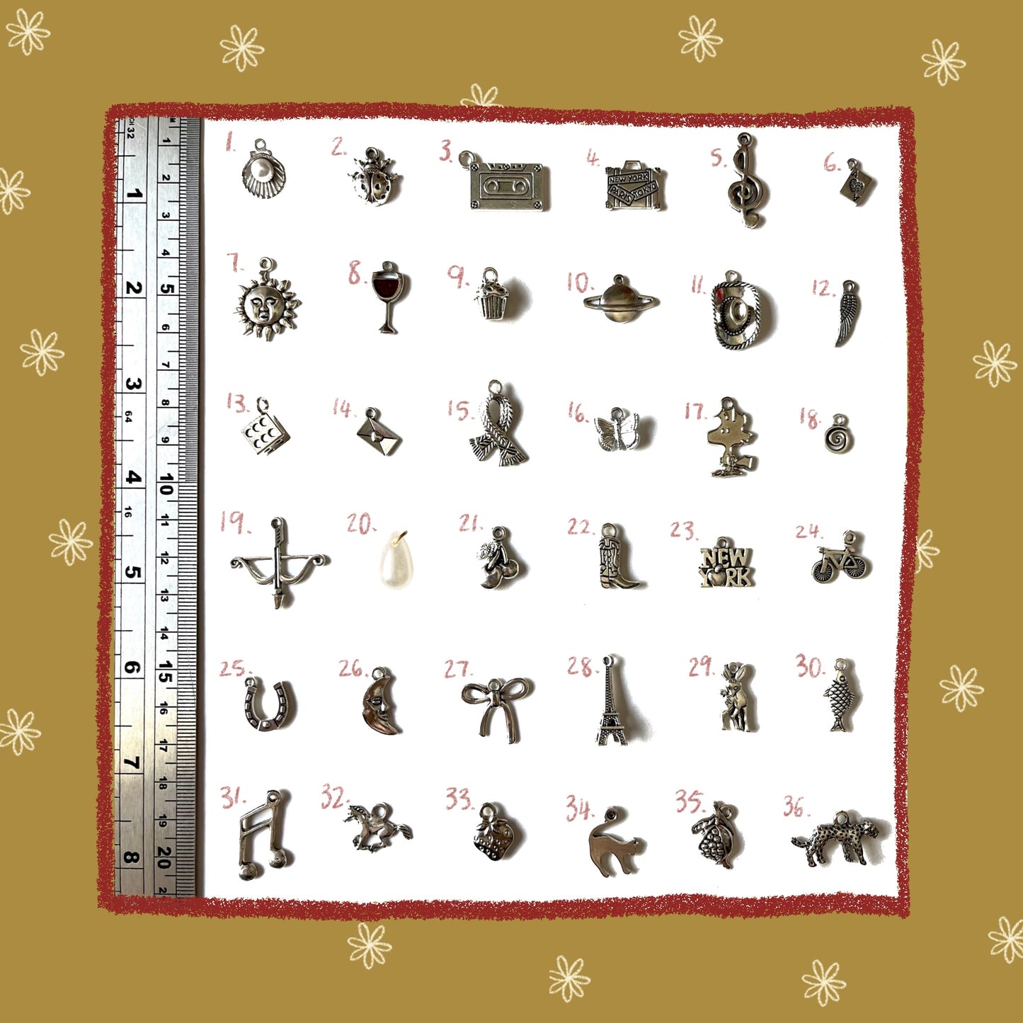 SILVER CHARMS for custom jewellery