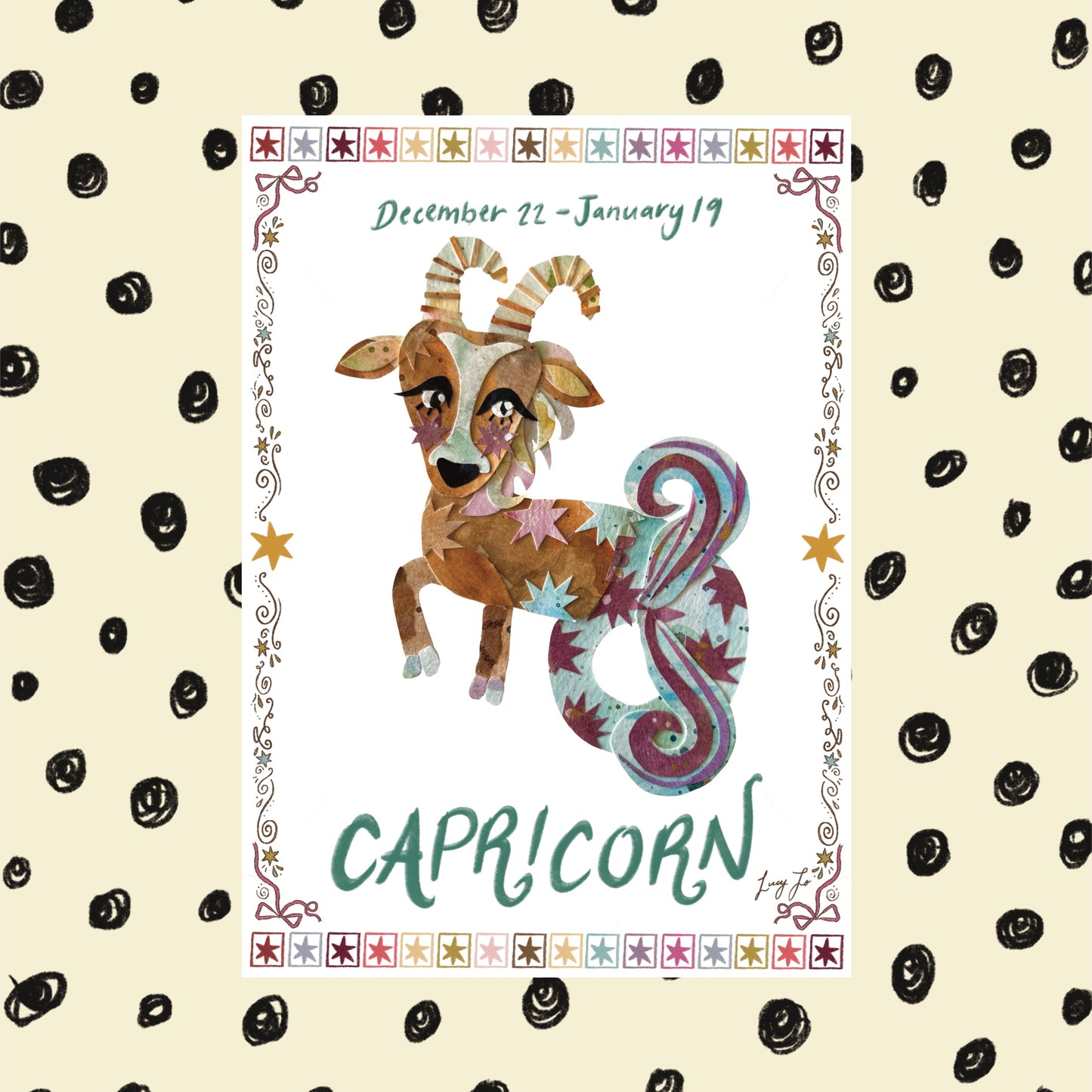 ‘capricorn zodiac’ print