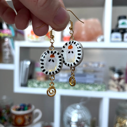 ‘ghosts’ earrings (gold)