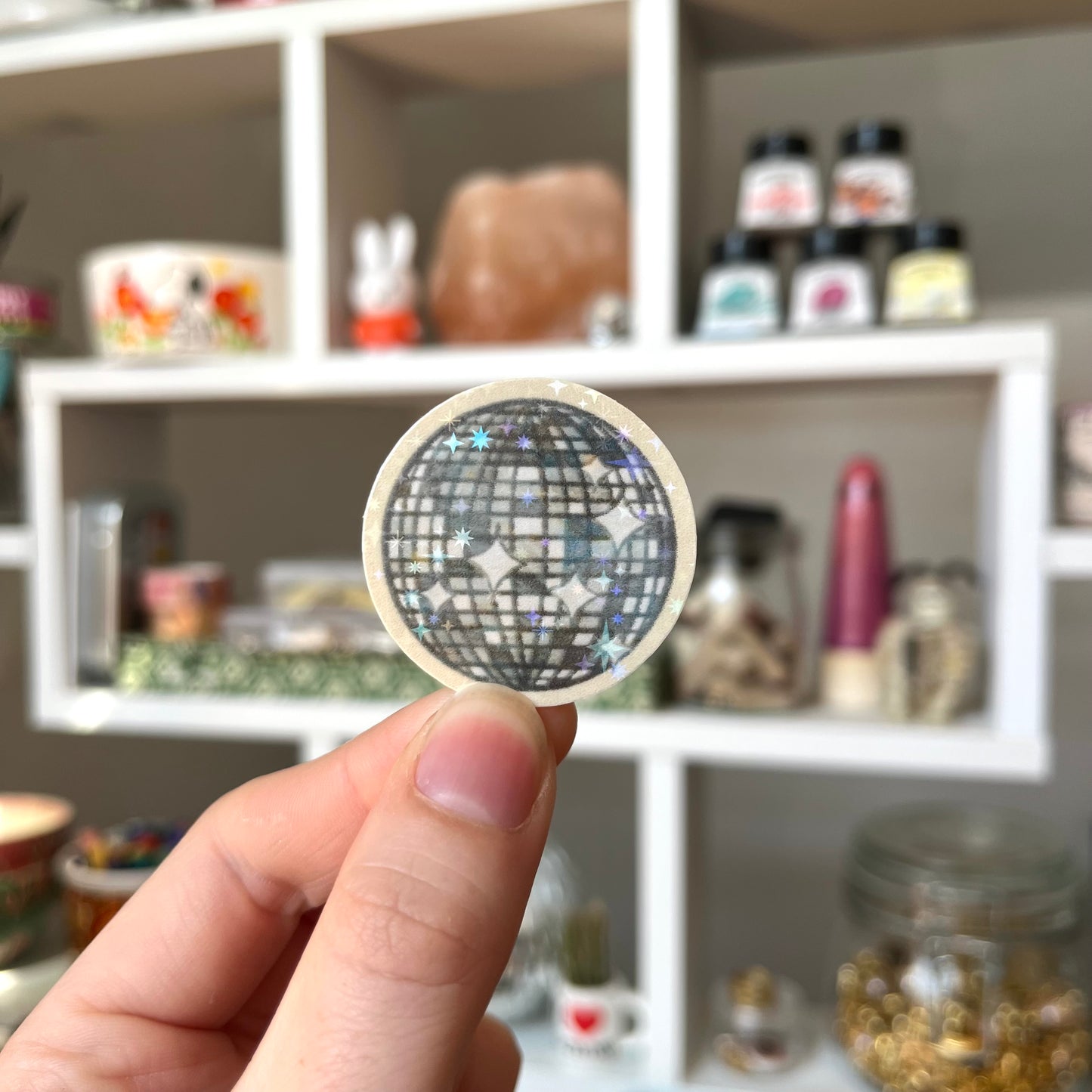 ‘disco ball’ sticker