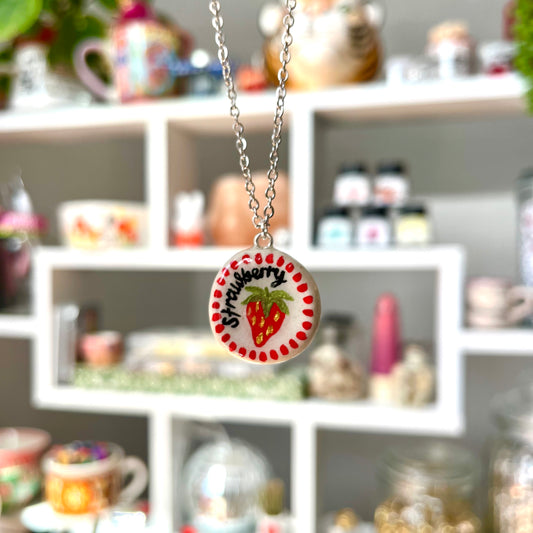 ‘strawberry’ necklace