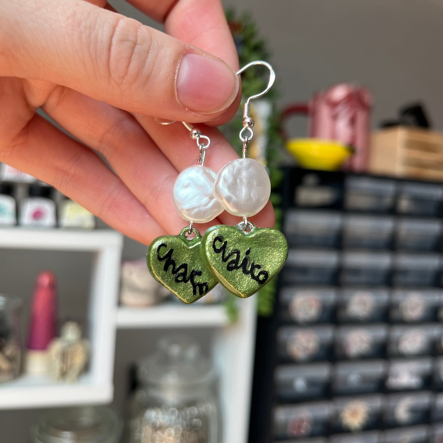 ‘clairo charm’ clay earrings