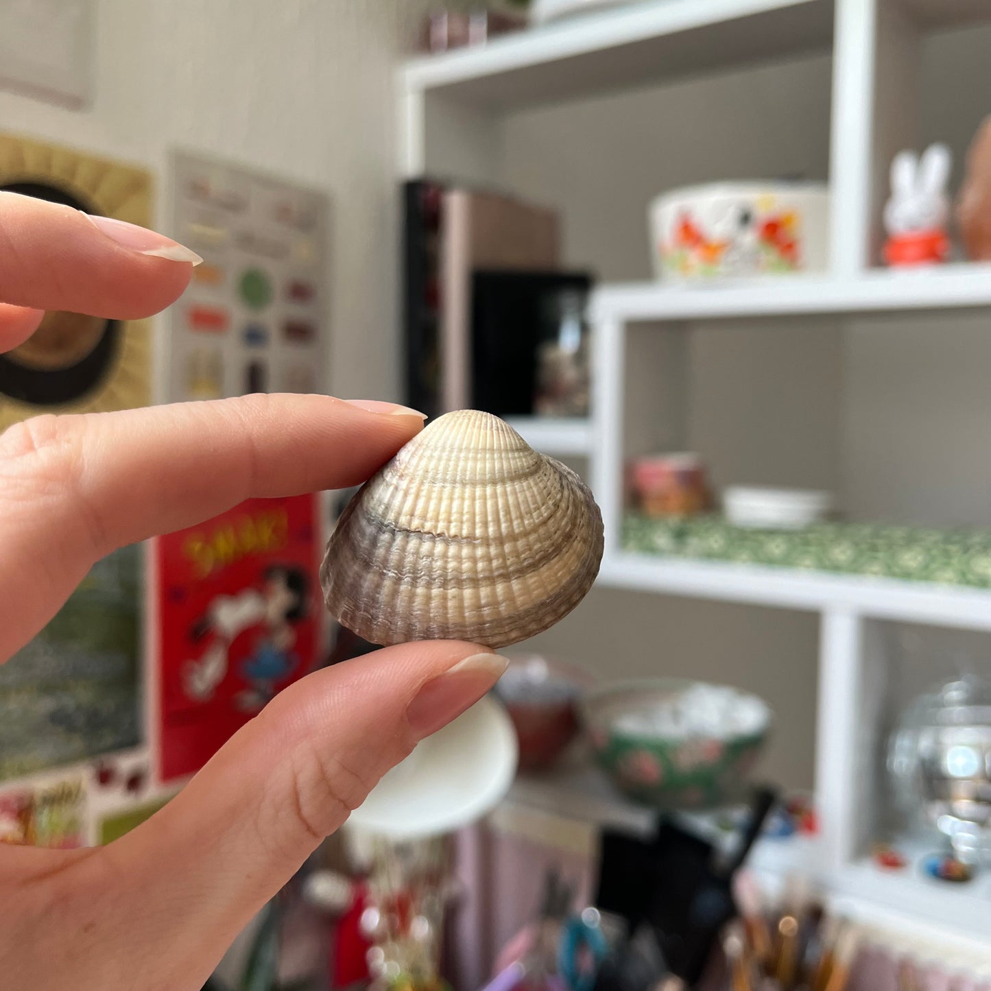 ‘water lillies’ shell ring dish