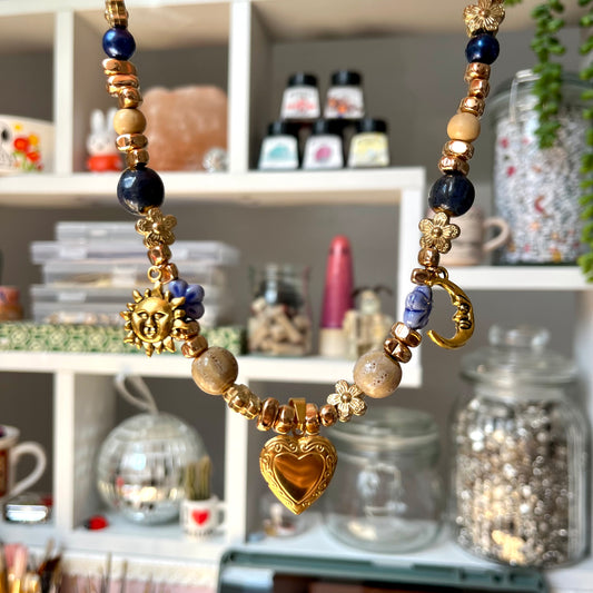 ‘gold dust woman’ necklace