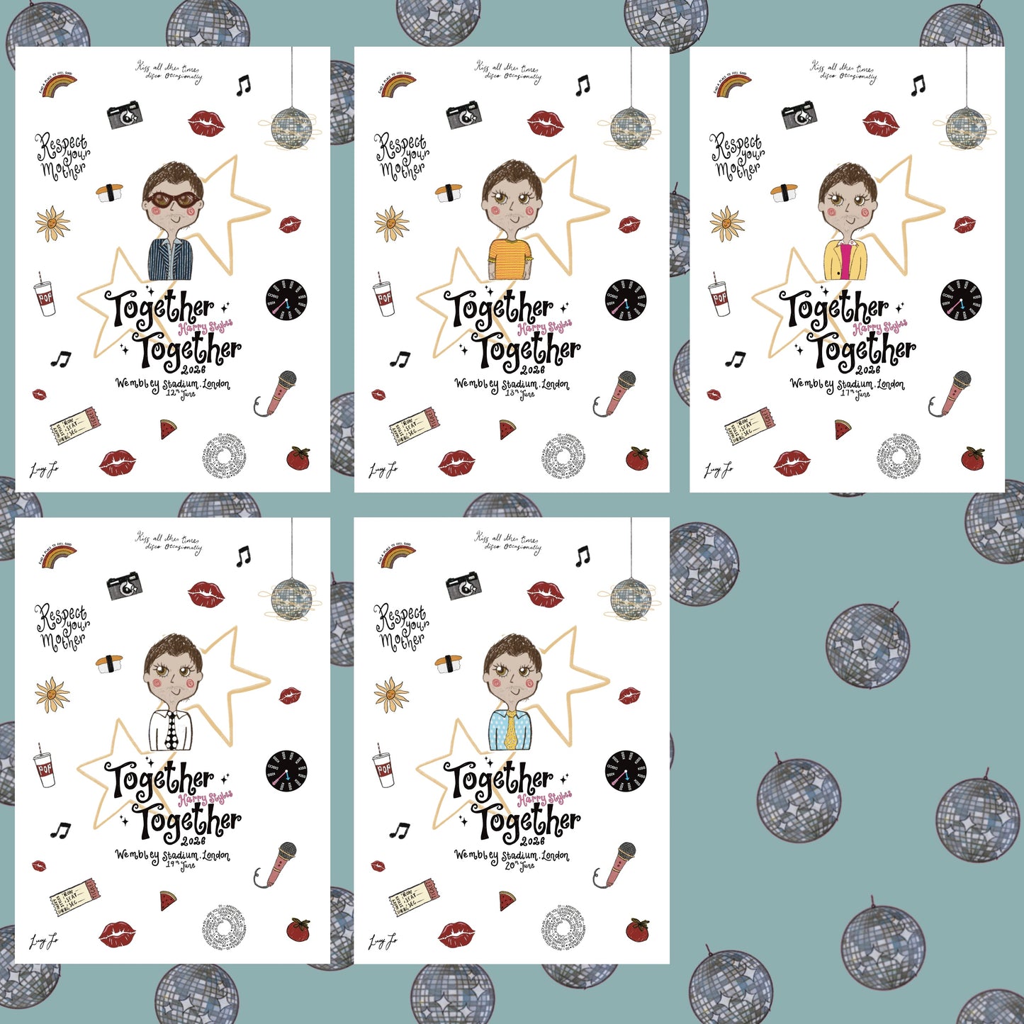 ‘together together ‘26’ LONDON prints