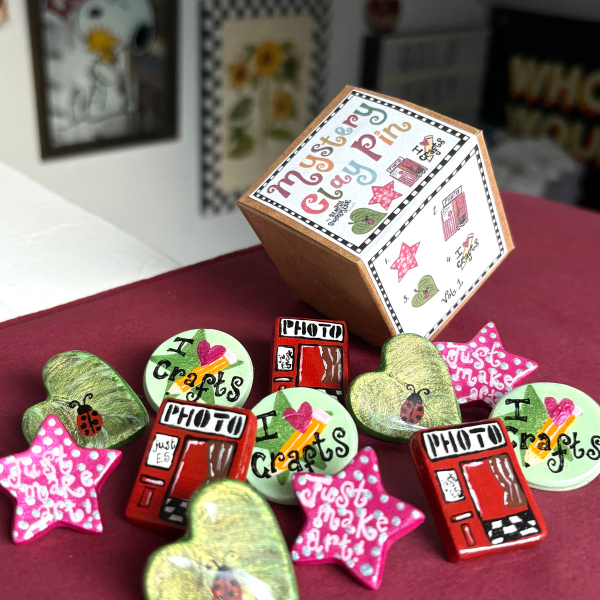 mystery clay pin box