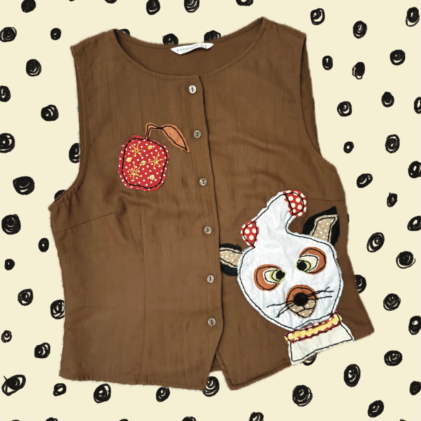 ‘fantastic mr fox’ upcycled top