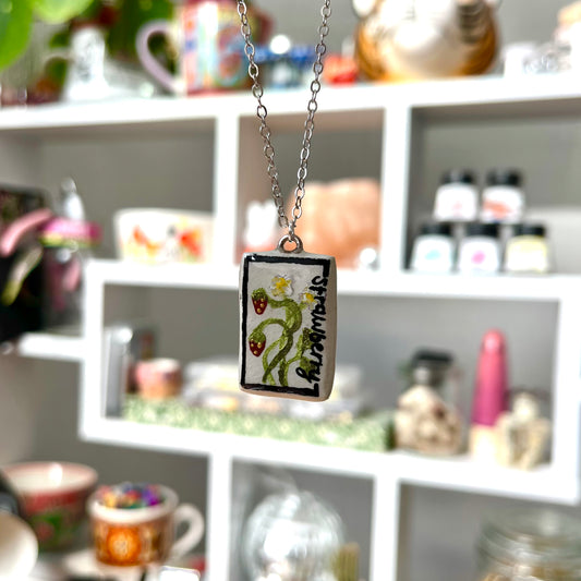‘strawberries’ necklace