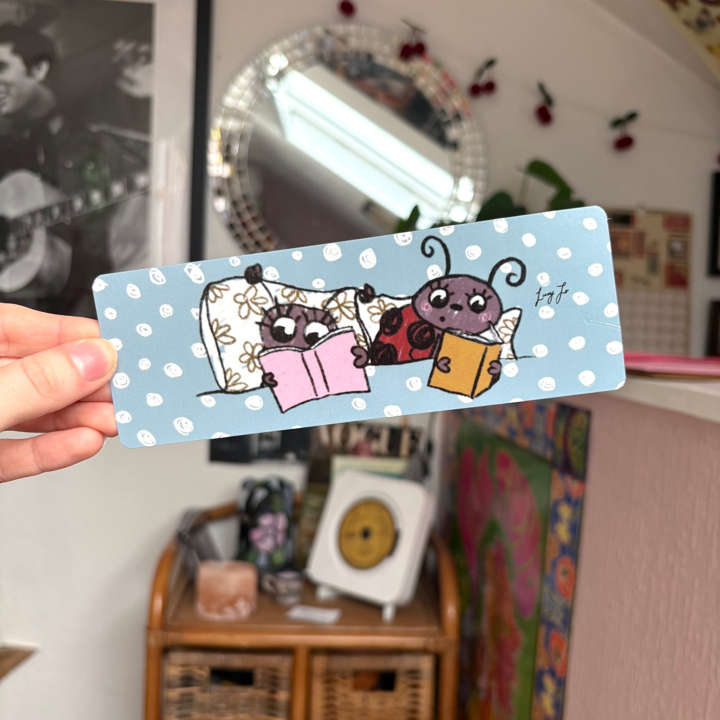 ‘bedtime reading’ bookmark